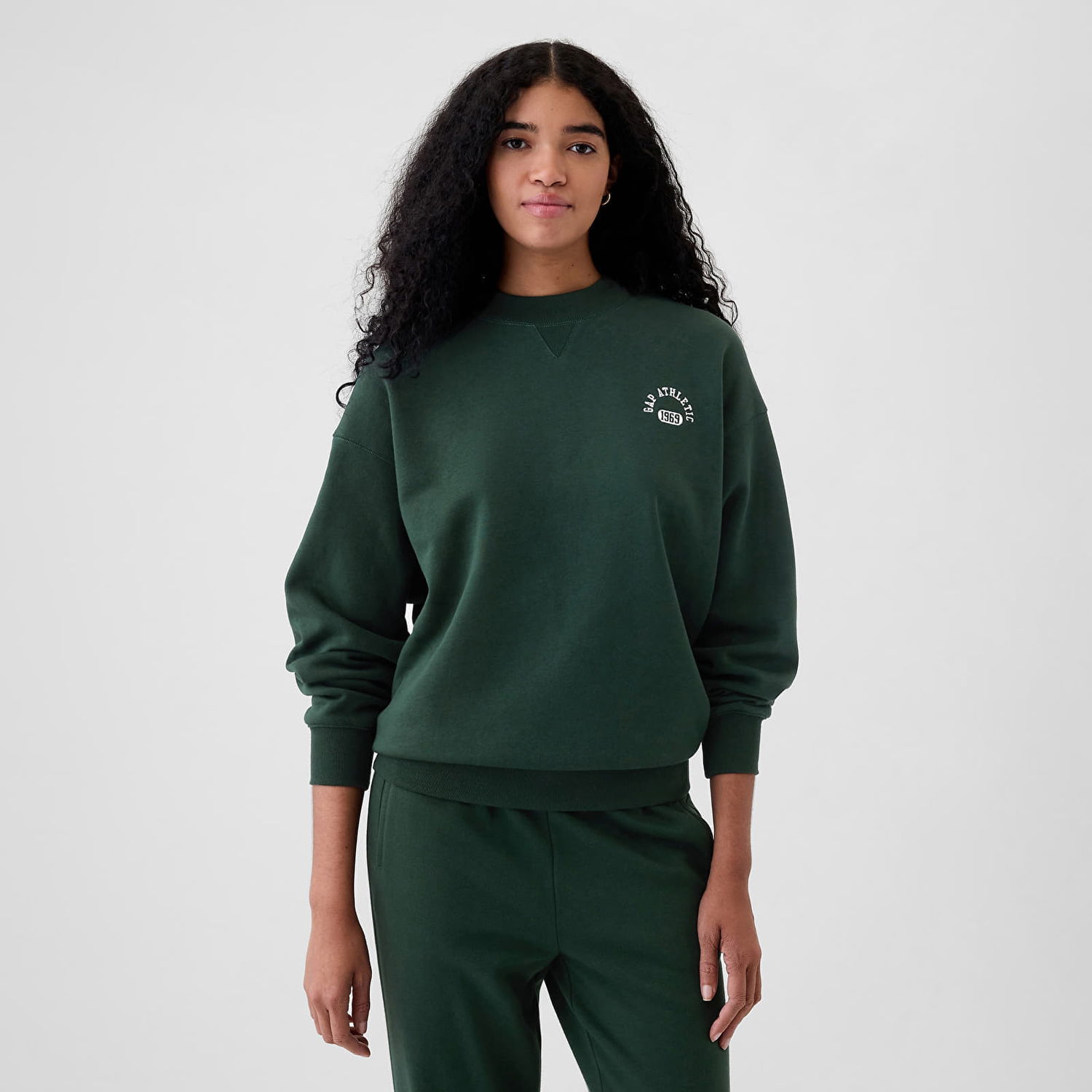 Суитчър GAP Mockneck Pullover Essex Green Зелено | 523574-03, 0