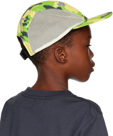 Шапка с козирка BAPE A Bathing Ape Kids Woodland Camo Jet Cap Зелено | 001CPJ303002K, 2
