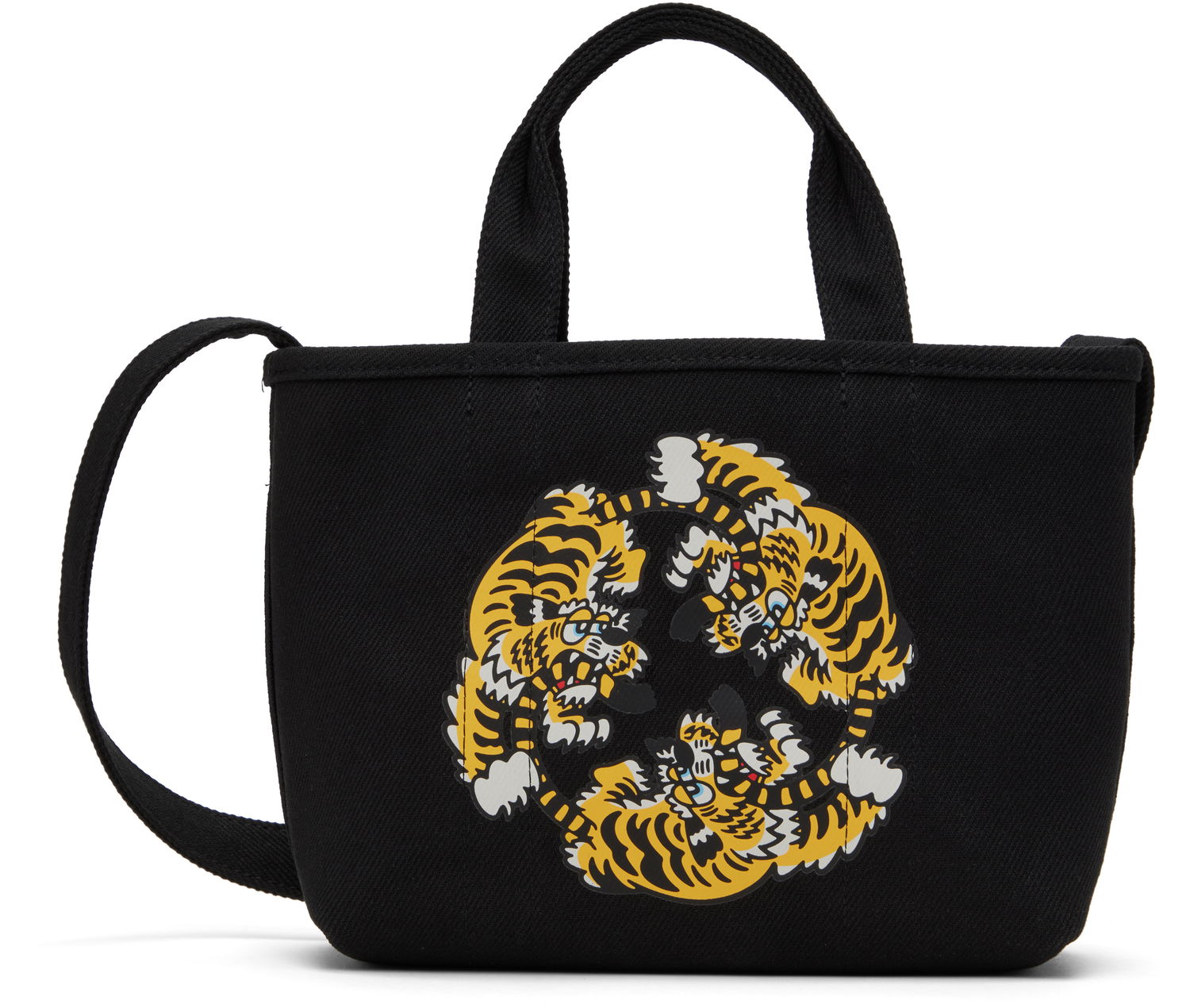 Голяма пазарска чанта KENZO VERDY Edition Black Market Tote Bag Черно | FF58SA910F37, 0