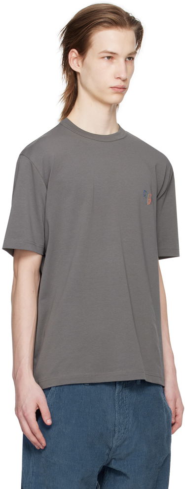 Тениска Paul Smith PS Paul Smith Zebra T-Shirt Сиво | M2R-220X-M21816-76, 1