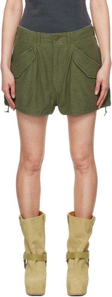 Къси панталони R13 R13 Loose Marianne Cargo Shorts Зелено | R13WD175-D311A, 0