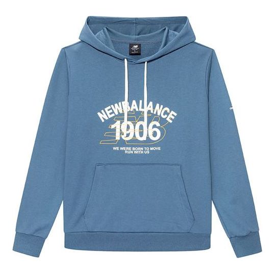 Суитчър New Balance Men's Sports Hoodie Синьо | AMT13386-STL