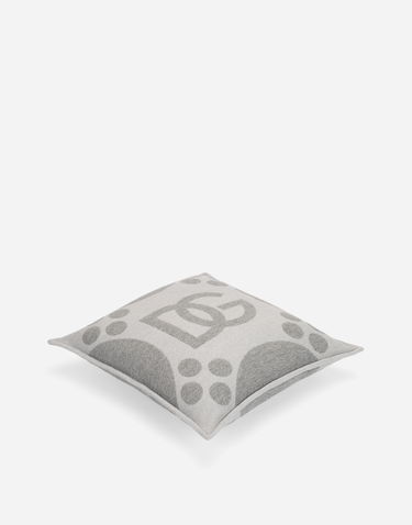 Домашен декор Dolce & Gabbana Wool Jacquard Cushion Medium Сиво | TCE008TCAN2U0060, 1
