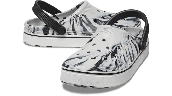 Кецове и обувки Crocs Off Court Marbled Clogs Бяло | 208601-066, 1