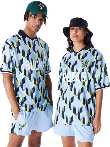 Фланелка New Era Milwaukee Bucks Patterned Soccer Jersey Многоцветен | 60565026-60565026, 4