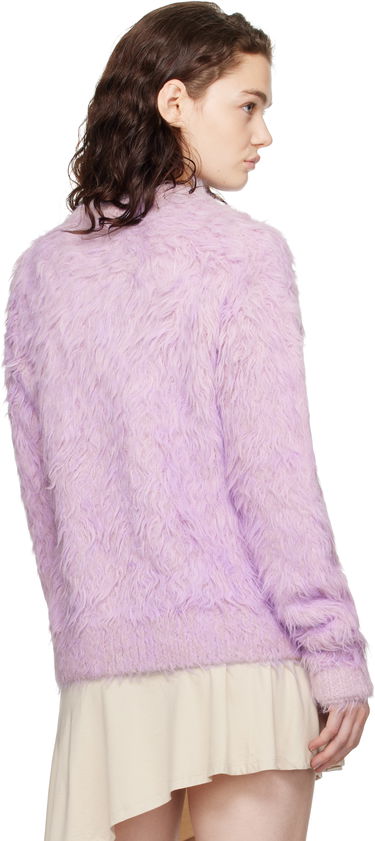 Пуловер Acne Studios Acne Studios Textured Knit Sweater Лилаво | A60554-, 2