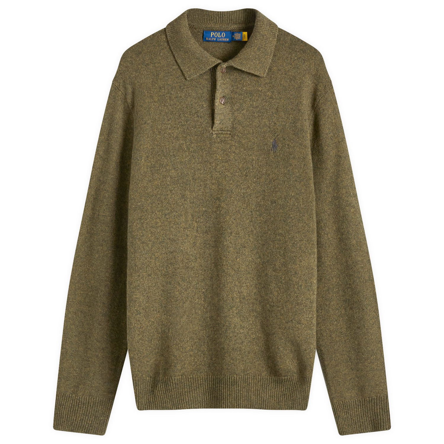 Пуловер Polo by Ralph Lauren Polo Ralph Lauren Standard Fit Long Sleeve Knit Polo Зелено | 710955908002, 1