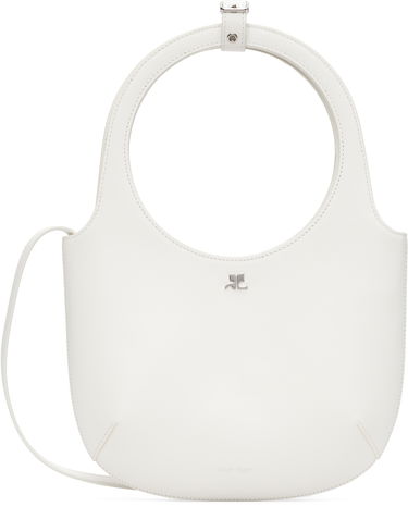 Чанта през рамо Courrèges Courrèges Holy Leather Shoulder Bag Бяло | 325GSA102CR0065, 0
