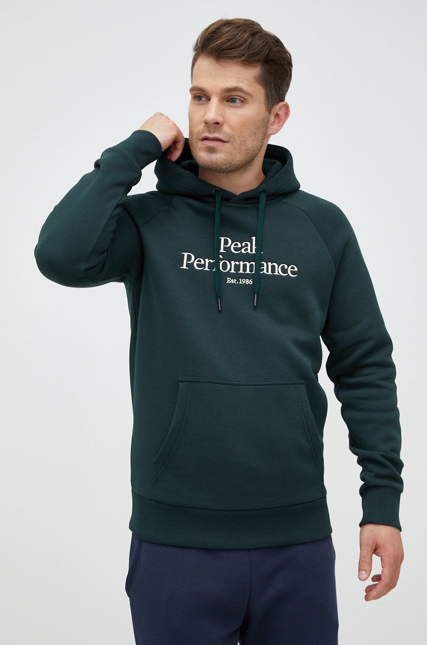 Суитчър Peak Performance Original Hood Зелено | G77756, 0