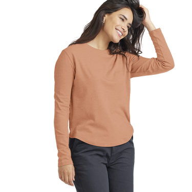 Тениска Allbirds Merino Long Sleeve Tee, Size XS Оранжево
 | A12106W, 2