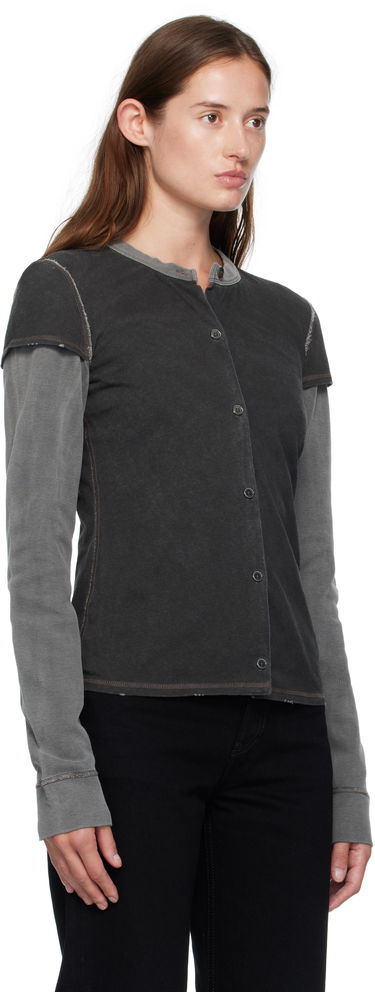 Пуловер OUR LEGACY Our Legacy Heat Long Sleeve Cardigan Сиво | W4256HF, 1