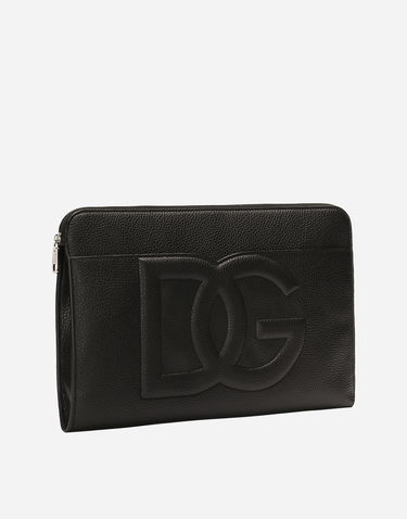 Портфейл Dolce & Gabbana Large Deerskin Clutch Черно | BM2337A803480999, 2