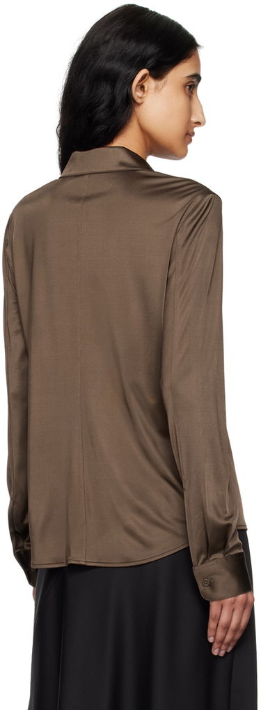 Риза Helmut Lang Slim Fit Shirt Кафяво | O02HW515, 2