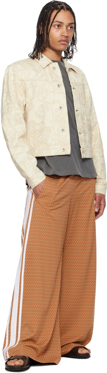Яке KENZO Kenzo Paris VERDY Edition Embroidered Trucker Jacket Бежово | FF55DV3096W1, 3