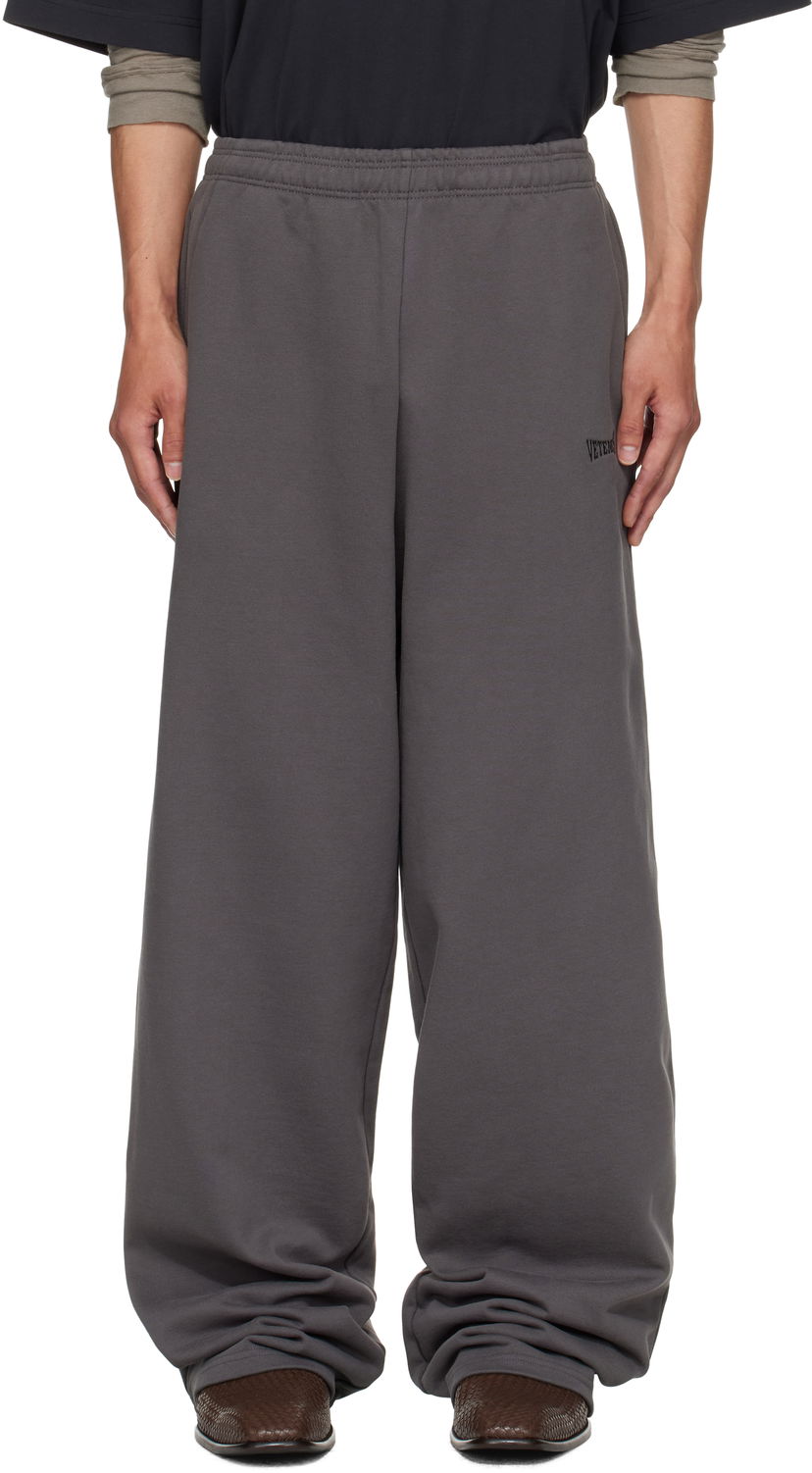 Спортни панталони VETEMENTS Vetements Boxing Logo Baggy Sweatpants Сиво | UH76SP160M