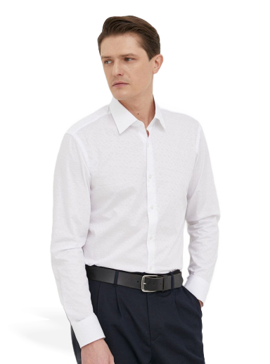 Риза BOSS Slim-Fit Shirt Бяло | 50473310