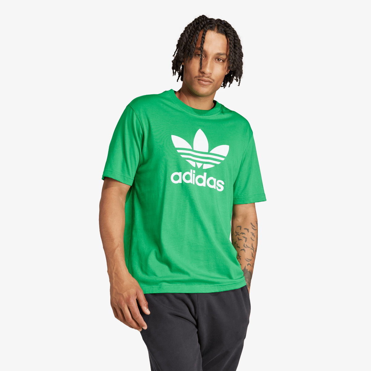 Тениска adidas Originals TREFOIL T- Зелено | IR8012, 0