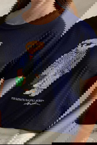 Тениска Polo by Ralph Lauren Polo Ralph Lauren Bear T-Shirt Тъмно синьо | 211959112, 3