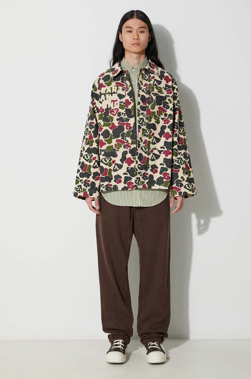 Риза BILLIONAIRE BOYS CLUB Billionaire Boys Club Duck Camo regular fit classic collar Shirt Многоцветен | B23423, 1