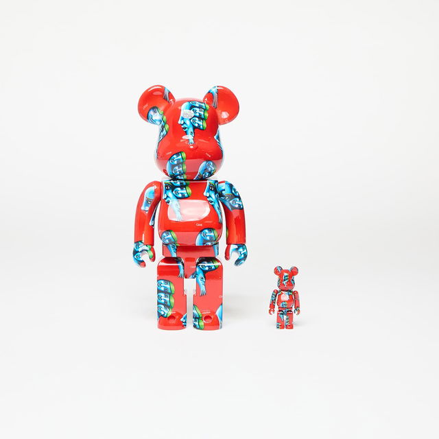 BE@RBRICK Yoshimoto Kogyo Cookie 100% & 400% Set Red