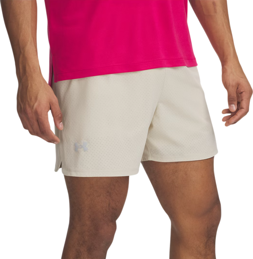 Къси панталони Under Armour UA Trail Run Launch Shorts Бежово | 1389810-280