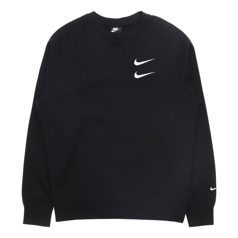 Пуловер Nike Embroidered Fleece Lined Crewneck Sweatshirt Черно | DD5079-010
