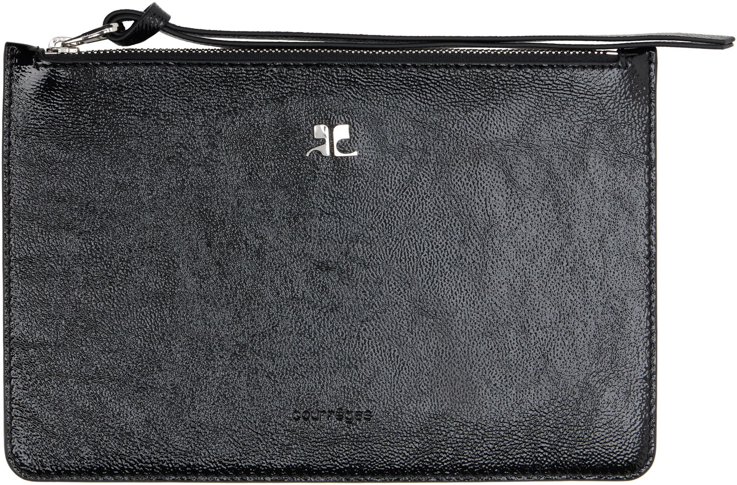 Портфейл Courrèges Courrèges AC Napalack Leather Pouch Черно | 125GPM016CR0043, 0