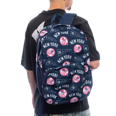 Раница New Era New Era MLB Stadium Printed Backpack NY Yankees Тъмно синьо | 60667089, 0