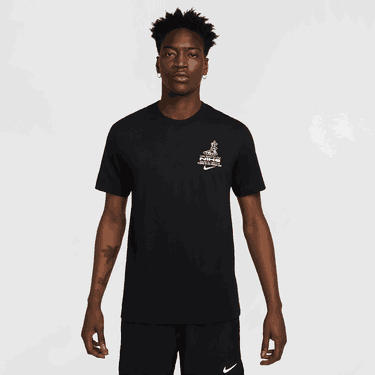 Тениска Nike Running T-Shirt "I Believe" Черно | HJ3617-010, 2