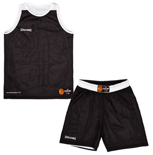 Комплект Spalding Spalding Double Face Basketball Uniform Set Черно | 40221339-blackwhite, 0
