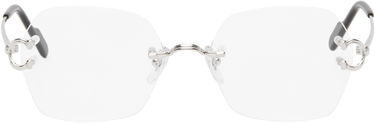 Слънчеви очила Cartier Cartier 'Signature C de Cartier' Rimless Glasses Металик | CT0564O-002, 0