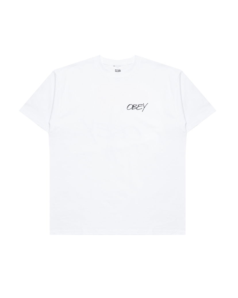 Тениска OBEY Obey Poppies T-Shirt Бяло | 165264123-WHT
