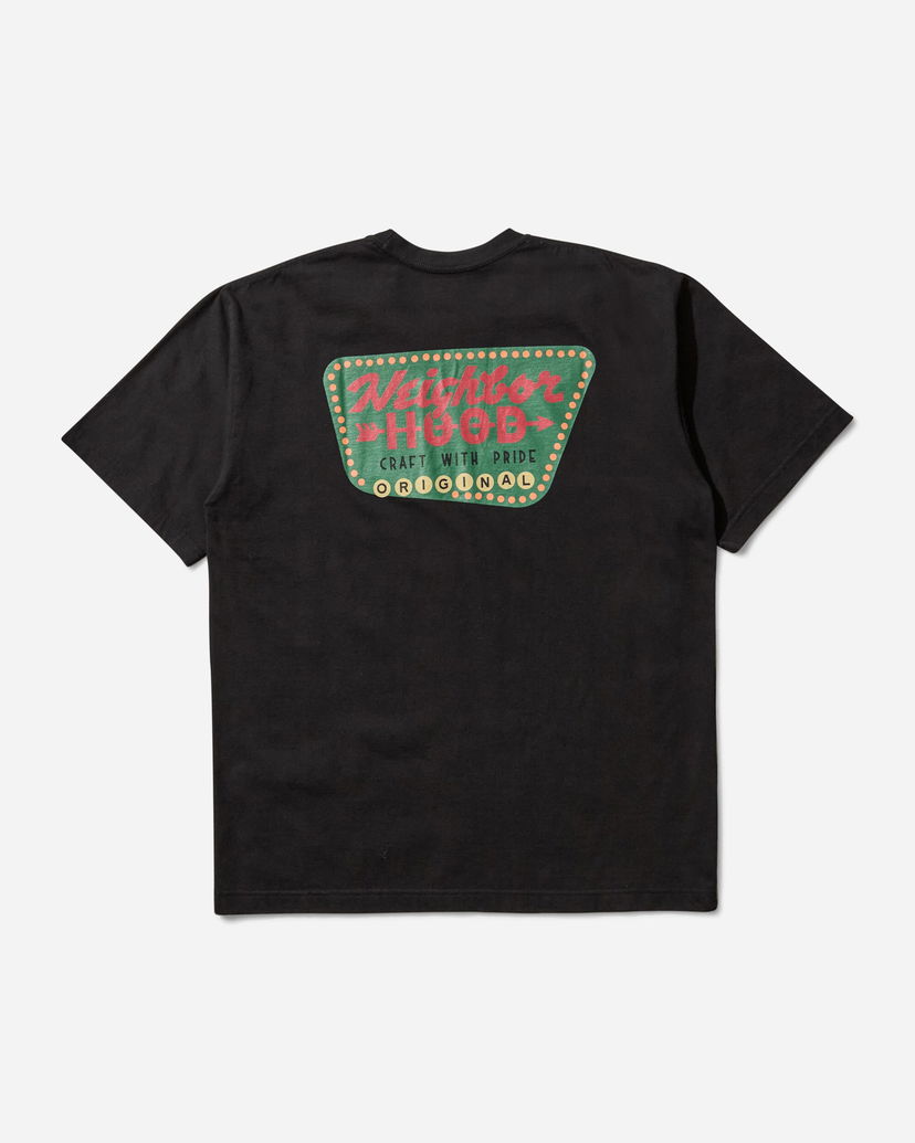 Тениска Neighborhood NH 251 Spot SS-9 Graphic T-Shirt Черно | 251PCNH-ST14S BLACK