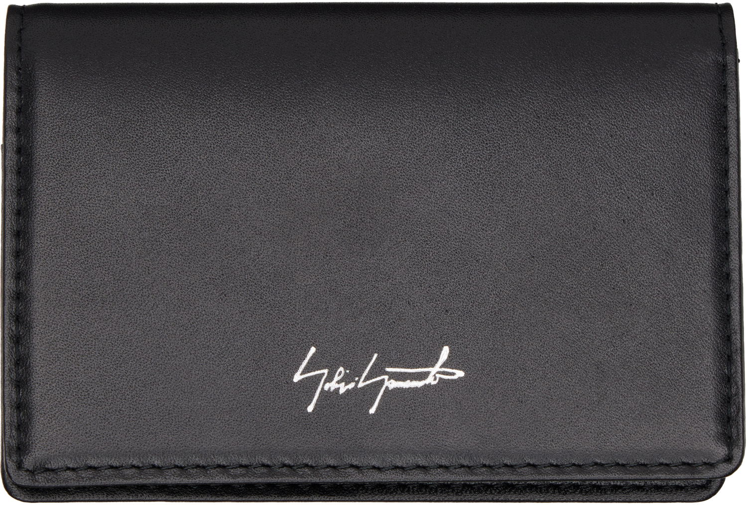 Портфейл Yohji Yamamoto Yohji Yamamoto Leather Card Holder Черно | DA-A94-793, 0