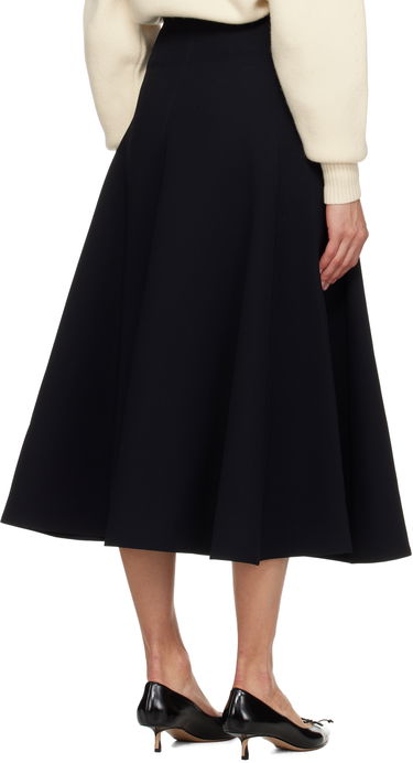 Пола Jacquemus 'The Triangle' Flared Midi Skirt Черно | 25HSKW00635AW00632, 2