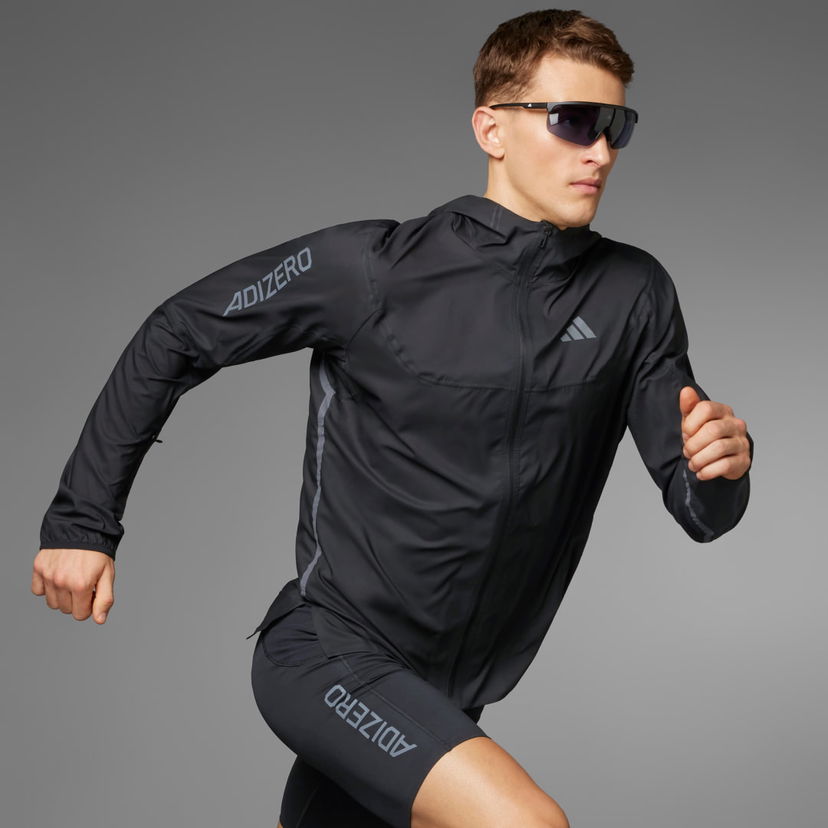 Яке adidas Performance Adizero Running Lightweight Jacket Черно | IT2527