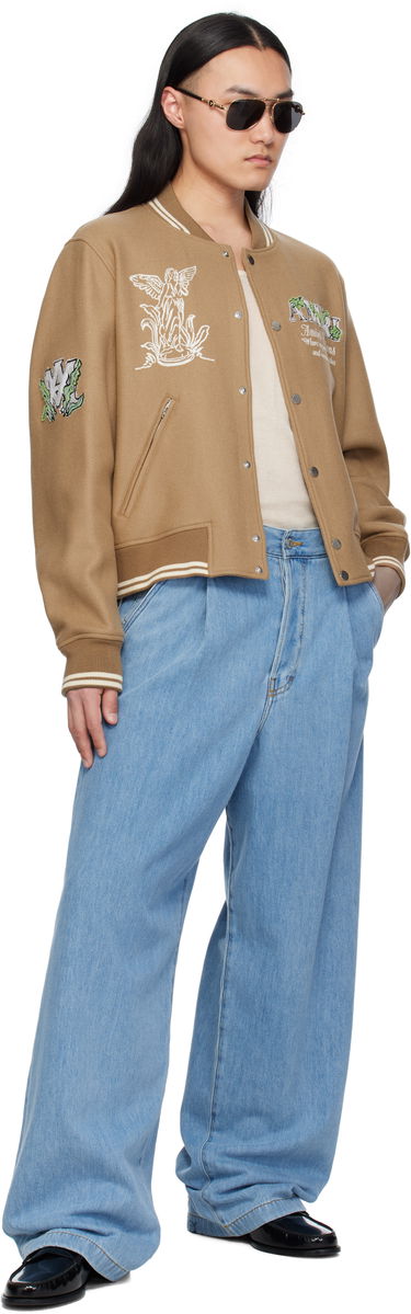 Яке бомбър AMIRI Amiri Garden Bomber Jacket Кафяво | AMOUBB1044, 3