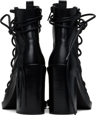 Облекло Ann Demeulemeester Ann Demeulemeester Bernardina Lace-Up Heeled Sandals Черно | CO00-W-S06-LT160-099, 1
