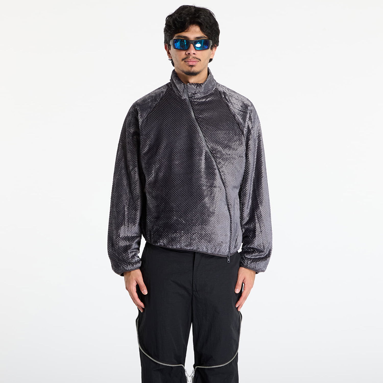 Пухо яке Post Archive Faction (PAF) Asymmetrical Zipper Padded River Jacket S Черно | A1-003CC, 1