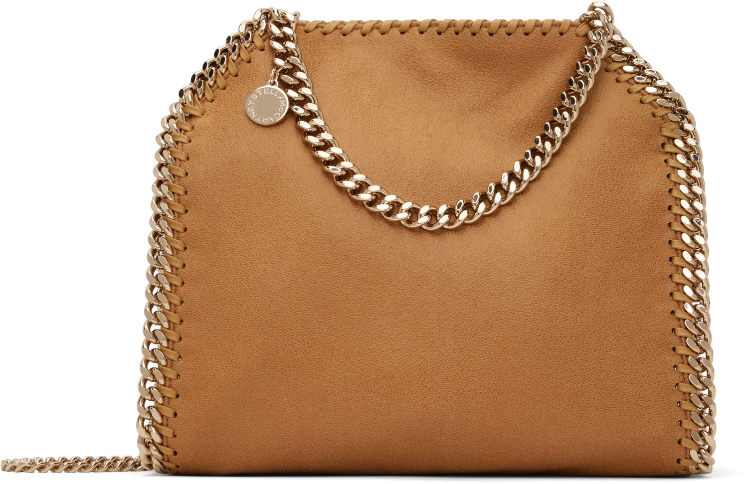 Дамска чанта Stella McCartney Stella McCartney Falabella Mini Chain Shoulder Bag Кафяво | 371223WP0404, 0