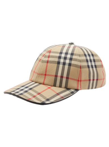 Vintage Check Baseball Cap