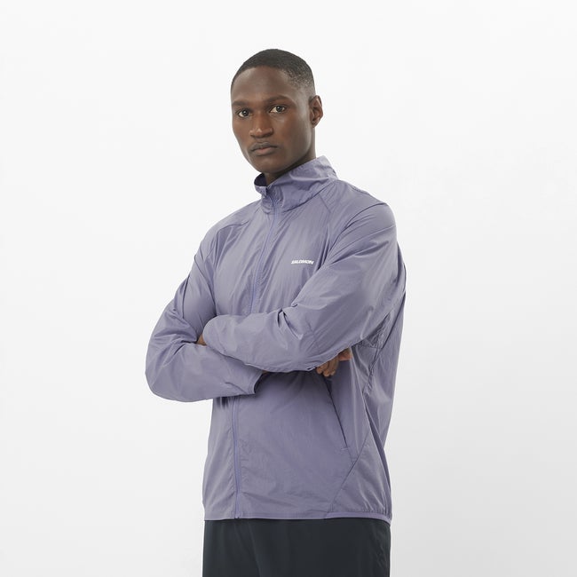 Ветровка Salomon Shakeout Fly Jacket Лилаво | LC2420300, 0