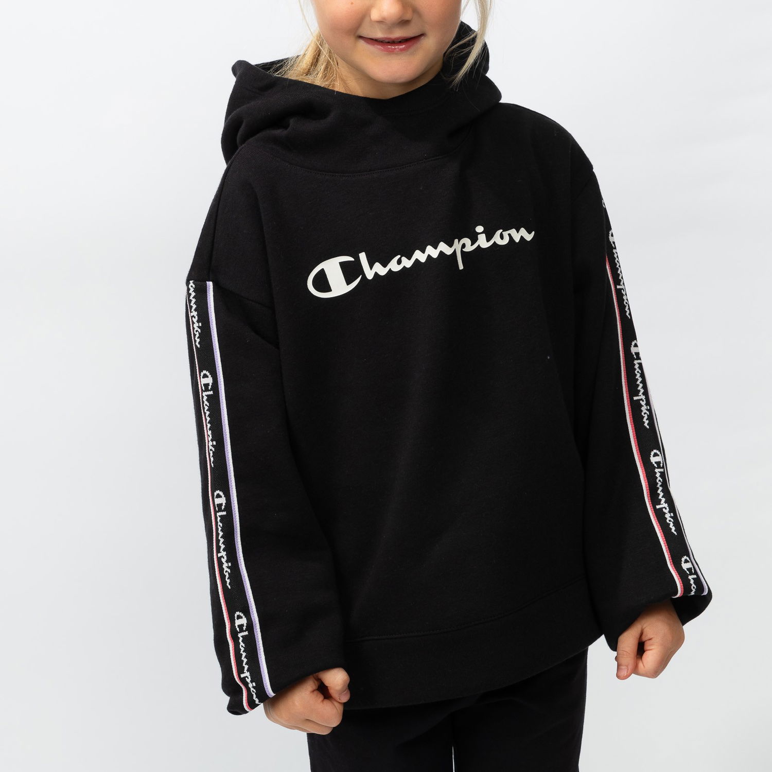 Суитчър Champion Champion Tape Sleeve Hoodie Черно | 404915-KK001, 0