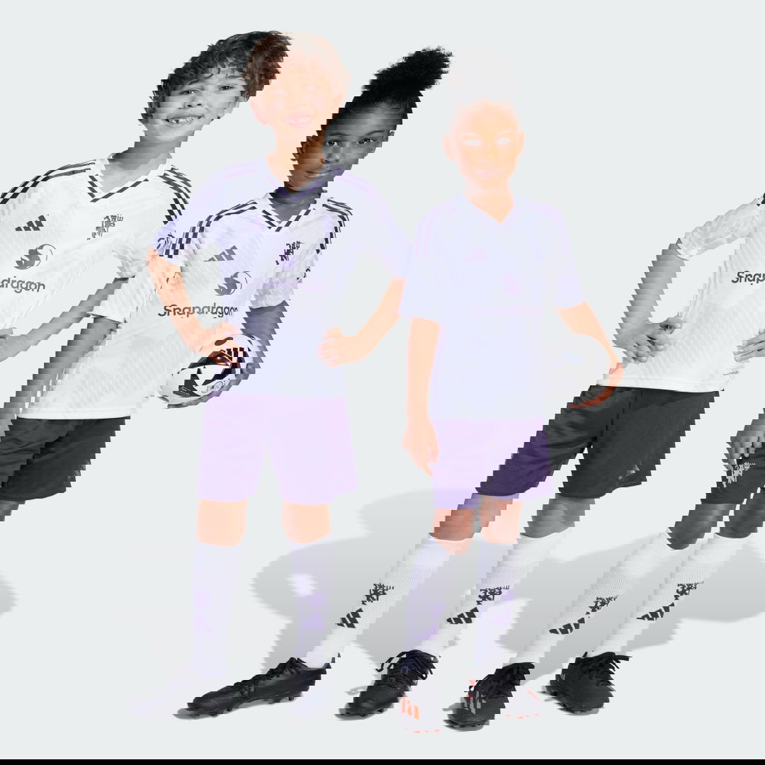 Комплект adidas Performance Children's Away Mini Football Kit Manchester United 25/26 Бяло | KC5899, 0