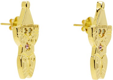 Обеци Chopova Lowena Chopova Lowena Gnome Gold-Tone Earrings Жълто | 6266, 1