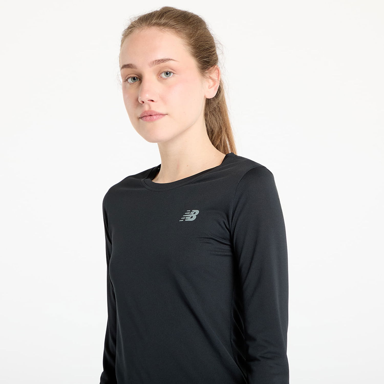 Тениска New Balance Long Sleeve Sport Tee Черно | WT51245BK, 1