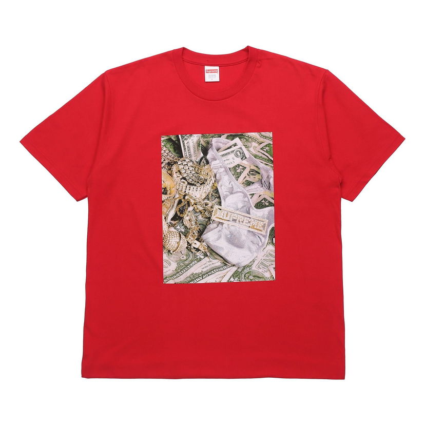 Тениска Supreme Bling Money Print Tee Червено | SUP-SS20-298