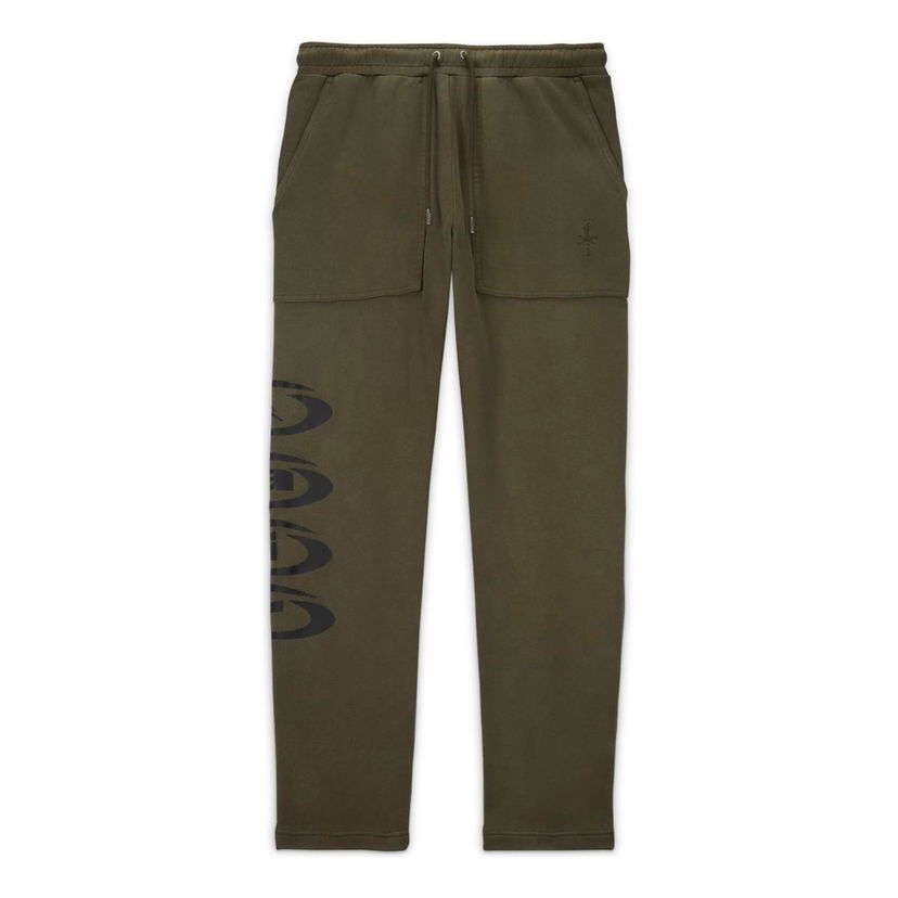 Спортни панталони Jordan Jordan x Travis Scott Jumpman Jack Fleece Pants Зелено | DZ5509-325
