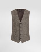 Dolce & Gabbana Glen Plaid Alpaca Vest