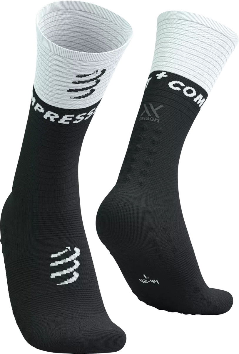 Чорапи Compressport Mid Compression Socks V2.0 Socks Черно | sqtu3549002, 0